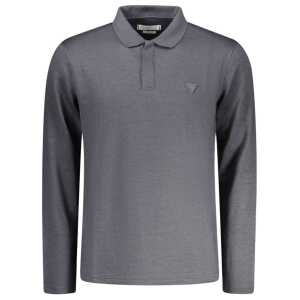 Guess Jeans Black Cotton Men Polo Shirt