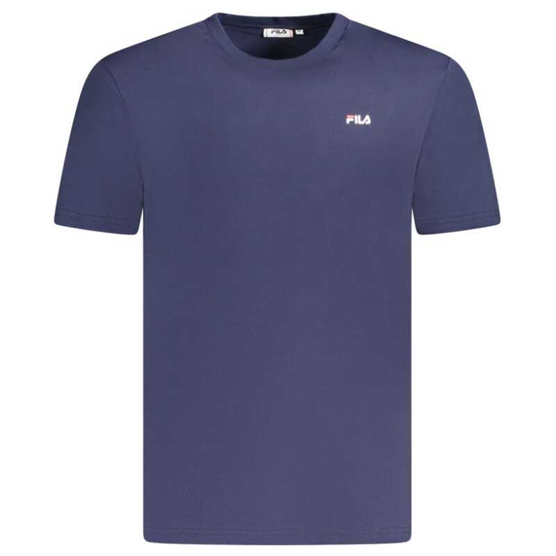 Fila Blue Cotton Men T-Shirt, theFeinheit