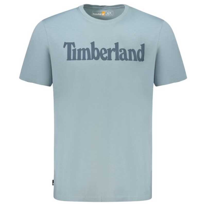 Timberland Light Blue Organic Cotton Men T-Shirt, theFeinheit