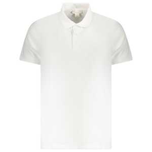 Calvin Klein White Cotton Men Polo Shirt