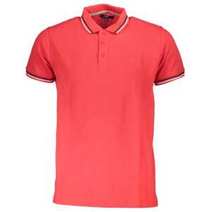 Cavalli Class Red Cotton Men Polo Shirt