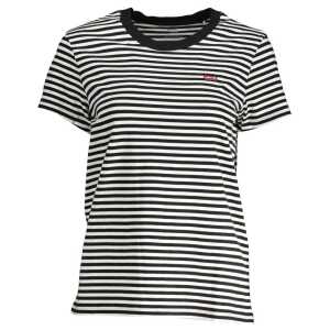 Levi's Black Cotton Women T-Shirt