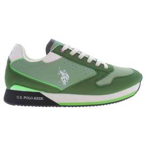 U.S. POLO ASSN. Green Polyester Men Sneaker
