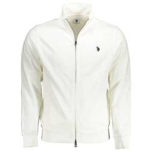 U.S. POLO ASSN. White Cotton Men Sweater