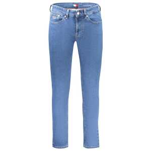 Tommy Hilfiger Blue Cotton Men Slim Tapered Jean
