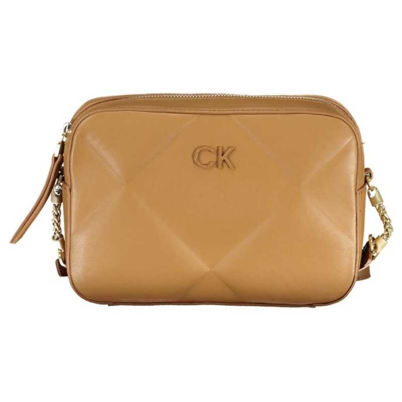 Calvin Klein Brown Polyester Handbag, theFeinheit