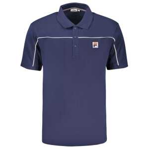 Fila Blue Cotton Men Polo Shirt