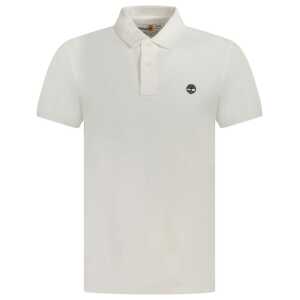 Timberland White Cotton Men Polo Shirt