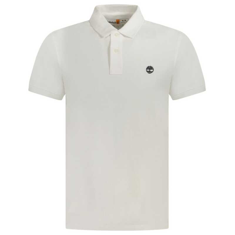 Timberland White Cotton Men Polo Shirt, theFeinheit
