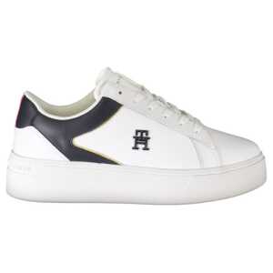 Tommy Hilfiger White Polyester Sneaker