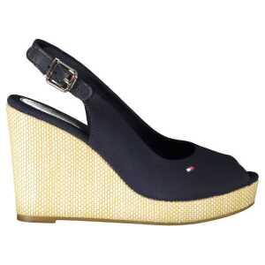 Tommy Hilfiger Blue Cotton Sandal