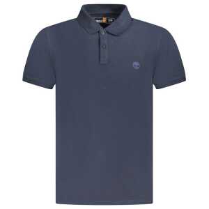 Timberland Blue Cotton Men Polo Shirt