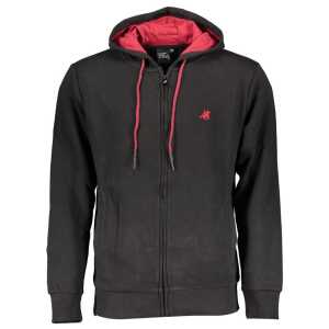 U.S. Grand Polo Black Cotton Men Sweater