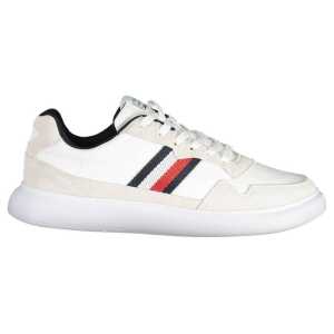 Tommy Hilfiger White Leather Men Sneaker
