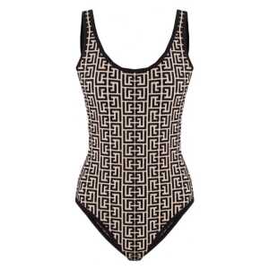 Balmain White Wool Women Bodysuit