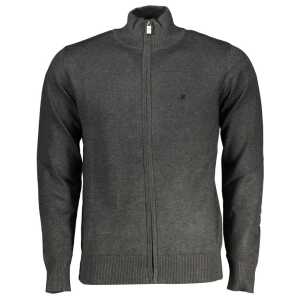 U.S. Grand Polo Brown Nylon Men Cardigan