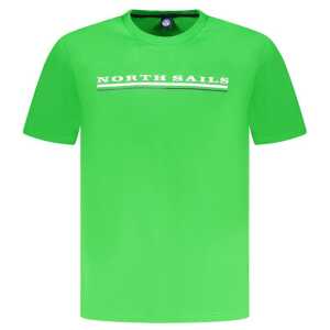 North Sails Green Cotton Men T-Shirt