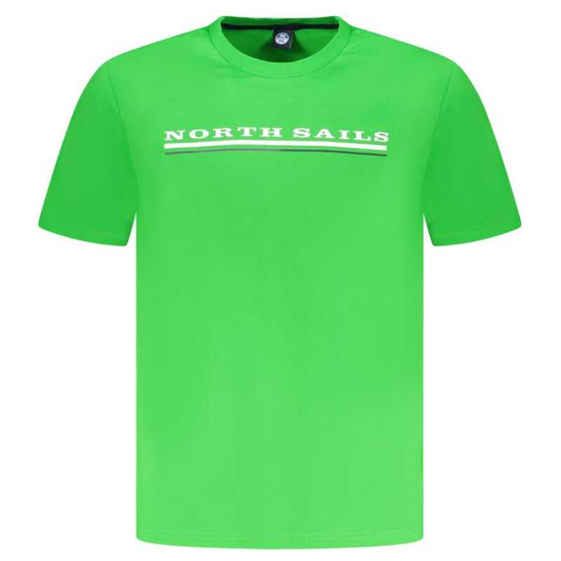 North Sails Green Cotton Men T-Shirt, theFeinheit