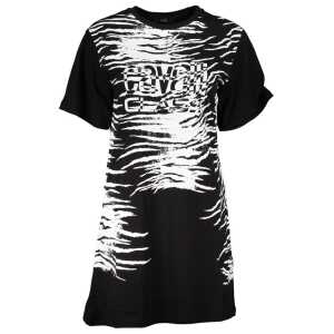 Cavalli Class Black Cotton Women Dress
