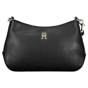 Tommy Hilfiger Black Polyester Handbag