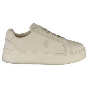 Tommy Hilfiger White Polyester Sneaker