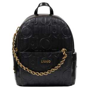 Liu Jo Black Polyethylene Backpack