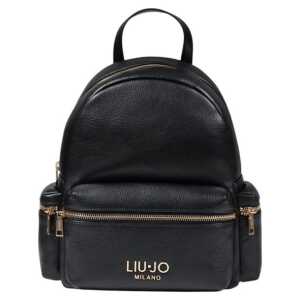 Liu Jo Black Polyester Backpack