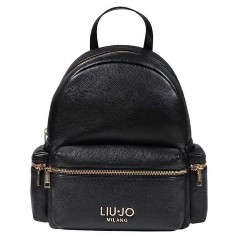 Liu Jo Black Polyester Backpack, theFeinheit