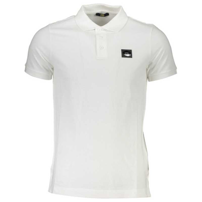 Cavalli Class White Cotton Men Polo Shirt, theFeinheit