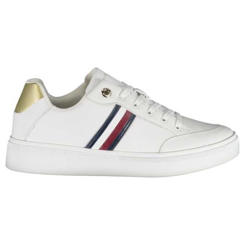 Tommy Hilfiger White Leather Women Sneaker, theFeinheit