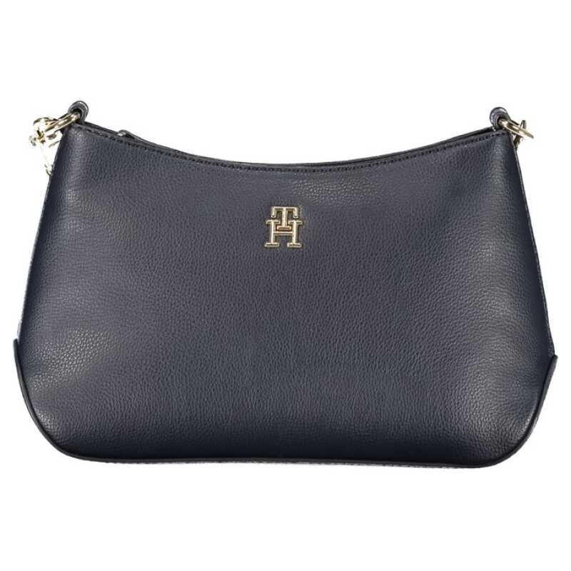 Tommy Hilfiger Blue Polyester Handbag, theFeinheit
