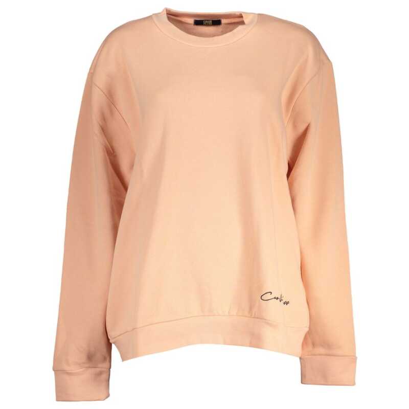 Cavalli Class Elegant Long-Sleeved Pink Fleece Sweatshirt, theFeinheit
