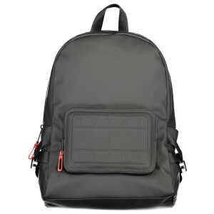 Tommy Hilfiger Black Polyester Backpack