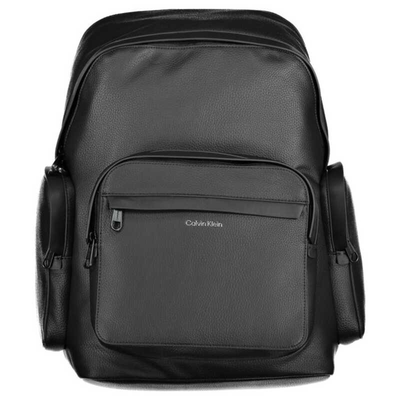 Calvin Klein Black Polyester Backpack, theFeinheit