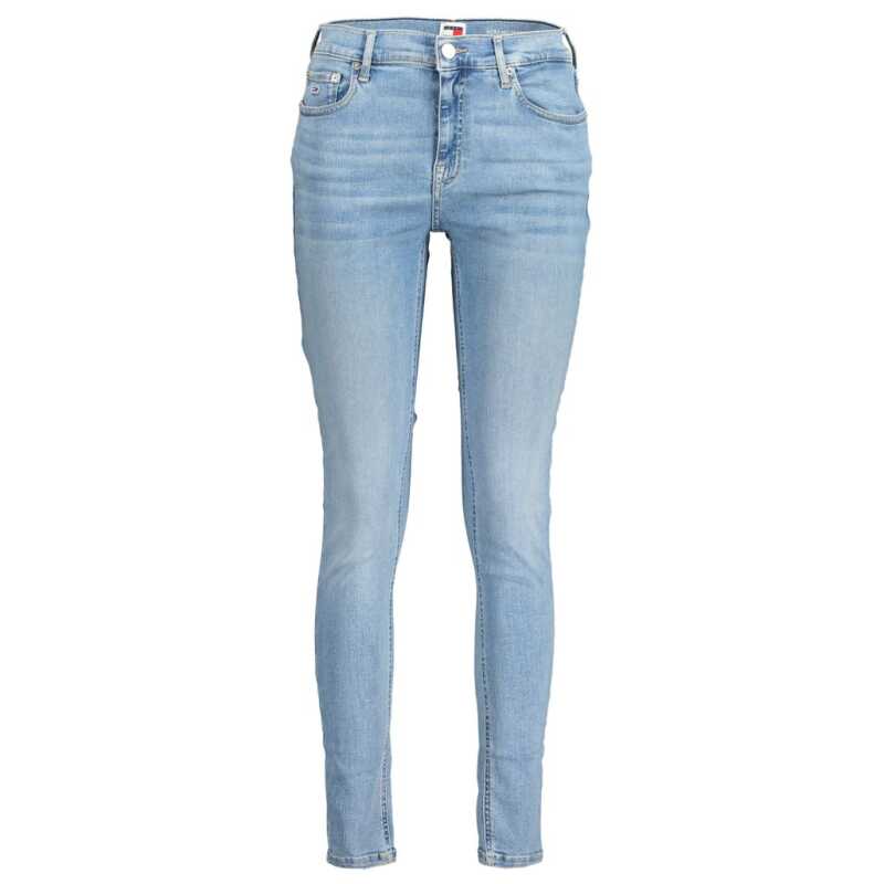 Tommy Hilfiger Light Blue Cotton Women Jeans, theFeinheit