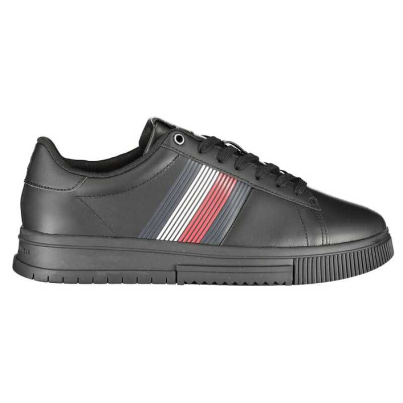 Tommy Hilfiger Black Polyester Sneaker, theFeinheit