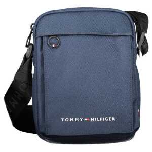 Tommy Hilfiger Blue Polyester Shoulder Bag