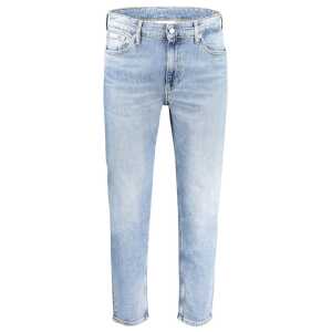 Calvin Klein Light Blue Cotton Men Jeans