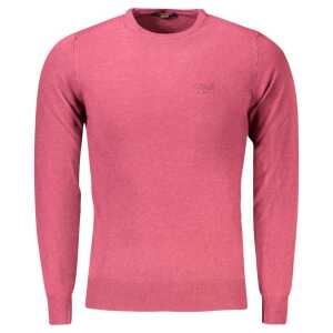 Cavalli Class Red Viscose Men Sweater