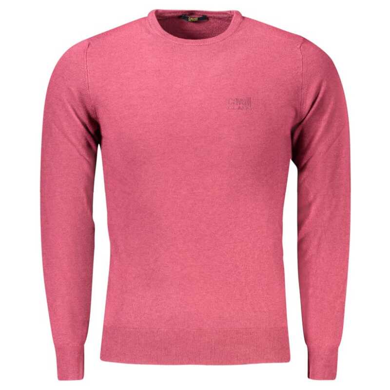 Cavalli Class Red Viscose Men Sweater, theFeinheit