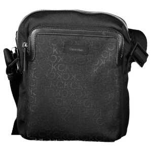 Calvin Klein Black Polyester Men Shoulder Bag