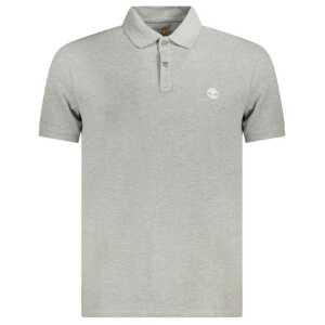 Timberland Gray Cotton Polo Shirt