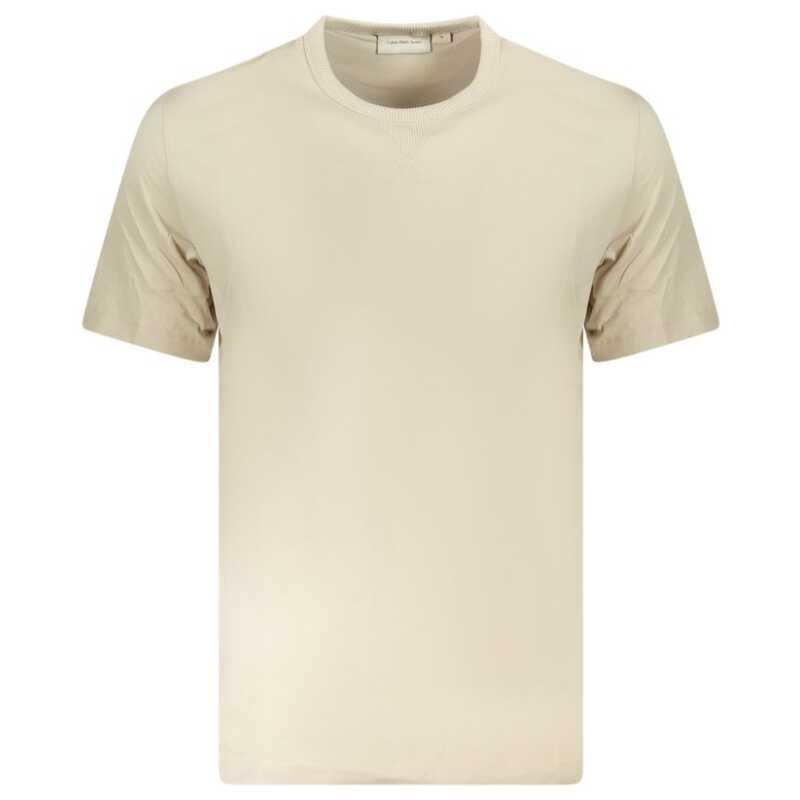 Calvin Klein Beige Cotton Men T-Shirt, theFeinheit