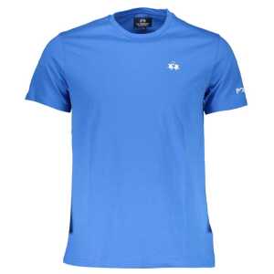 La Martina Blue Cotton Men T-Shirt