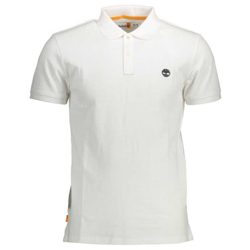 Timberland White Cotton Men Polo Shirt, theFeinheit