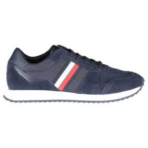 Tommy Hilfiger Blue Polyester Men Sneaker