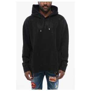 Dsquared² Rhinestoned Cotton IBRA Hoodie