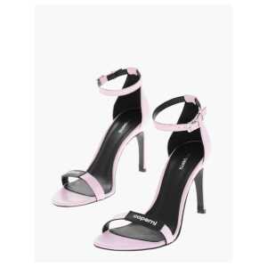 Coperni Leather SKINNY STRAP Sandals with Logo 9cm