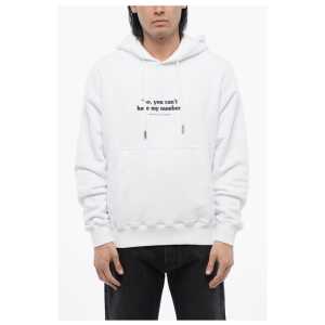 Off-White Printed NUMBER Skate-Fit Hoodie