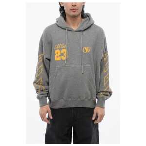 Off-White Skate-Fit Brushed Cotton Hoodie